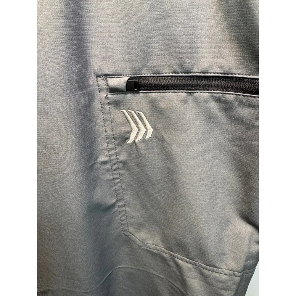 Gillz Mens XL Grey Performance Fishing Pants Utility Cargo Hiking Trousers